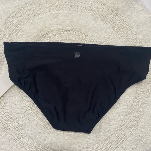All in Motion Women's Medium Coverage Hipster Bikini Bottom BLACK S NWT Various - Picture 3 of 5